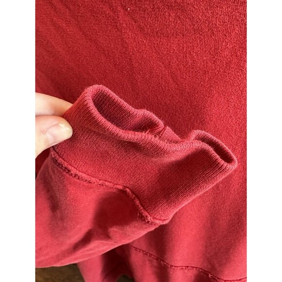 Vintage‎ Abercrombie Fitch Hoodie Sz Small Pullover Red Sweatshirt - Picture 4 of 7